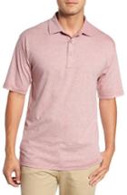 Men's Bobby Jones Riverside Heather Stripe Polo - Pink