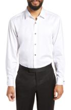 Men's Boss Jasper Slim Fit Tuxedo Shirt L - White