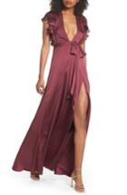 Women's Jill Jill Stuart Ruffle Sleeve Gown - Purple