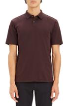 Men's Theory Tipped Pique Polo - Red