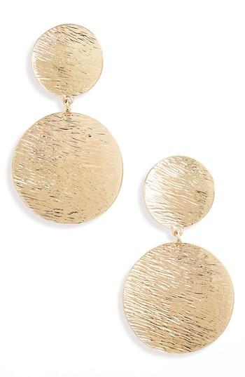 Women's Bp. Textured Metal Statement Earrings