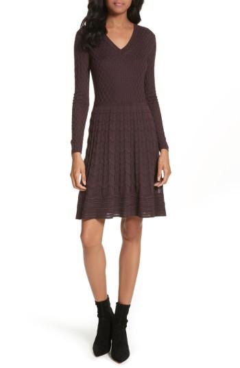 Women's M Missoni Wool Blend Knit A-line Dress