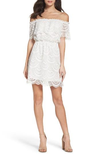 Women's Bb Dakota Hope Off The Shoulder Lace Dress