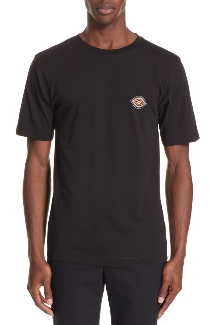 Men's Dries Van Noten Embroidered Eye T-shirt