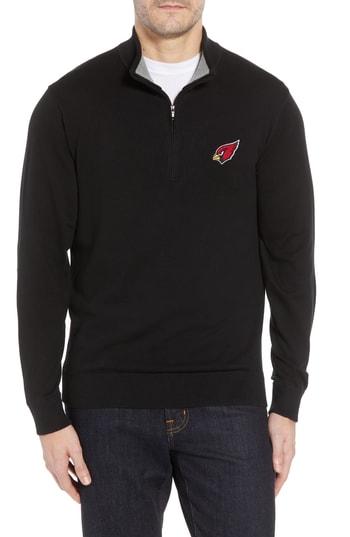 Men's Cutter & Buck Arizona Cardinals - Lakemont Fit Quarter Zip Sweater