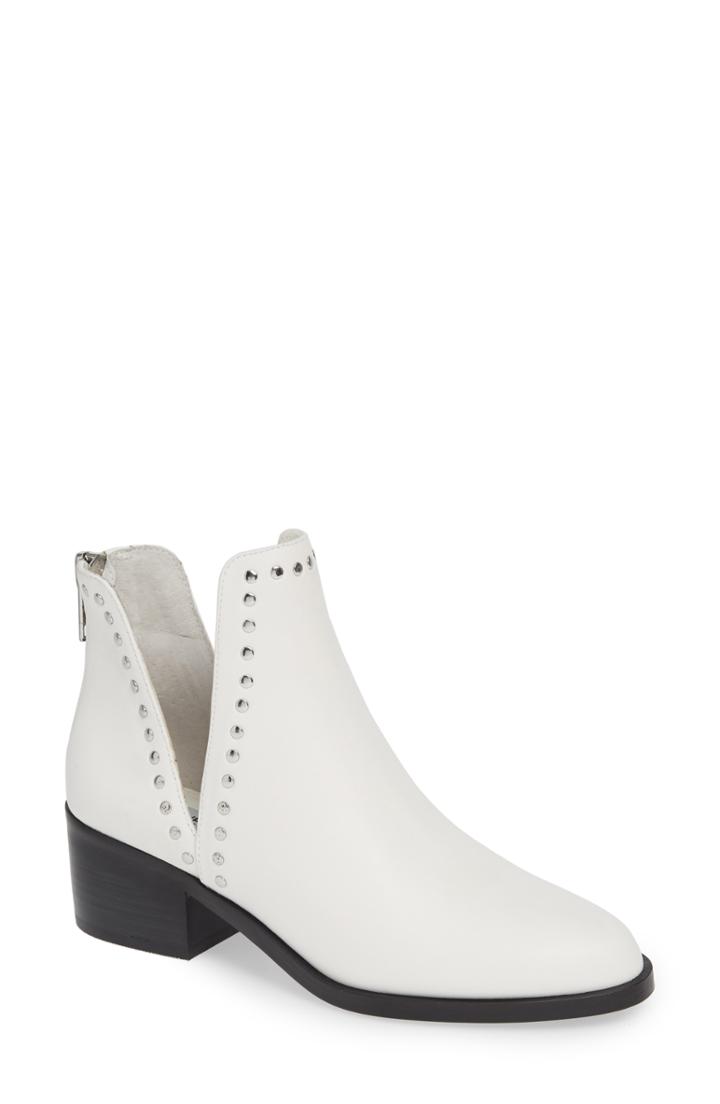 Women's Steve Madden Conquest Bootie .5 M - White