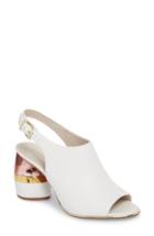 Women's Kenneth Cole New York Lovelle Statement Heel Sandal M - White