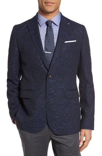 Men's Ted Baker London Gin Cotton Blend Jacquard Blazer