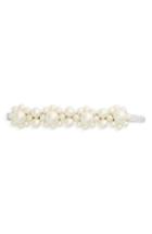 Simone Rocha Little Flower Imitation Pearl Clip, Size - Ivory
