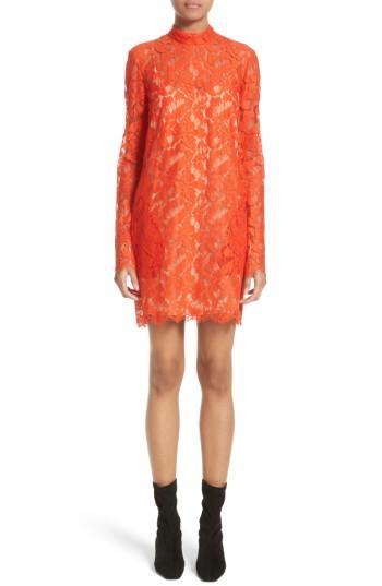 Women's Stella Mccartney Cayla Lace Minidress Us / 42 It - Red