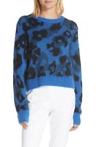 Women's Rag & Bone Leopard Spot Sweater - Blue