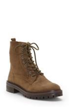 Women's Lucky Brand Idara Lace-up Bootie .5 M - Green