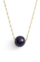 Women's Poppy Finch Solitaire Cultured Pearl Pendant Necklace