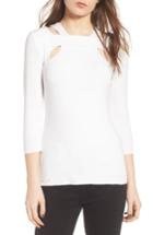 Women's Bailey 44 Orchid Cutout Top - White