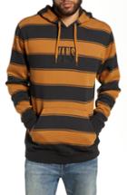 Men's Vans Tall Box Stripe Hoodie Sweatshirt - Black
