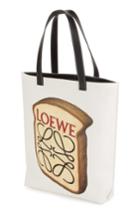Loewe Toast Logo Canvas Tote - Beige