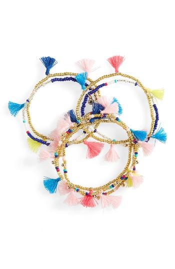 Women's Baublebar Indy Set Of 7 Stretch Bracelets