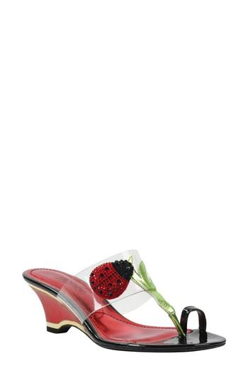 Women's J. Renee Lady Bird Too Sandal .5 B - Black
