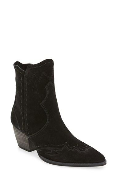 Women's Matisse 'parker' Western Block Heel Bootie M - Black