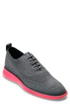 Men's Cole Haan 2.zerogrand Stitchlite Wingtip M - Grey