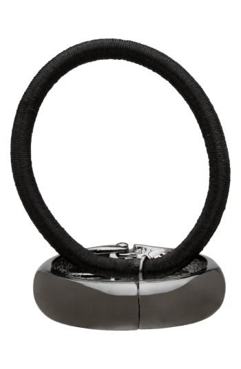 L. Erickson Cuff Ponytail Holder, Size - Grey