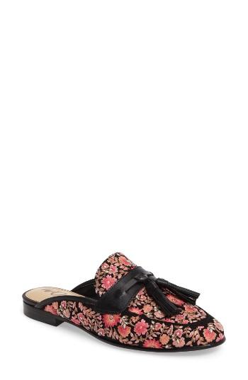 Women's Sam Edelman Paris Backless Tassel Loafer M - Black