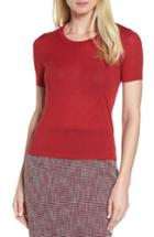 Women's Boss Fineen Wool Dot Jacquard Sweater - Red