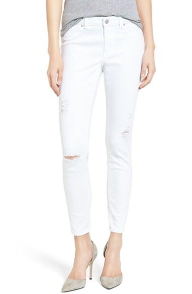 Women's Caslon Distressed Skinny Jeans