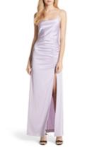 Women's Alice + Olivia Diana Slit Front Maxi Dress - Purple