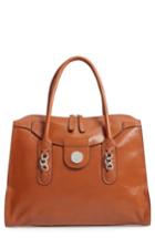 Lodis Los Angeles Rodeo Chain Rfid Gwyneth Zip Top Tote - Brown