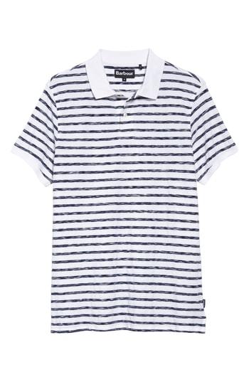 Men's Barbour Galley Polo - White