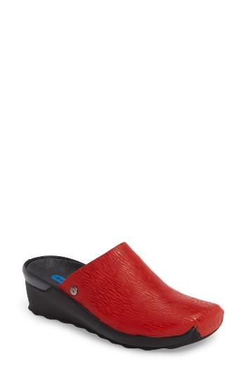 Women's Wolky Go Clog .5-6us / 36eu - Red