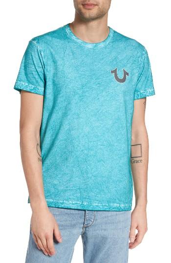 Men's True Religion Brand Jeans Buddha T-shirt - Green