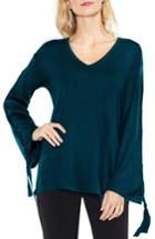 Women's Vince Camuto Lace-up Bell Sleeve Sweater - Green