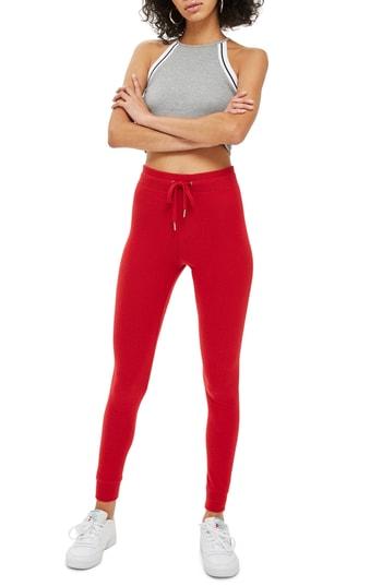 Women's Topshop Brushed Super Skinny Jogger Pants