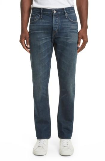 Men's Burberry Straight Leg Jeans - Blue