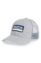 Men's Rvca Reno Logo Patch Trucker Hat - Grey