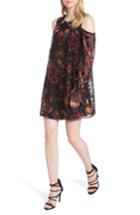 Women's Chelsea28 Cold Shoulder Burnout Velvet Dress - Black