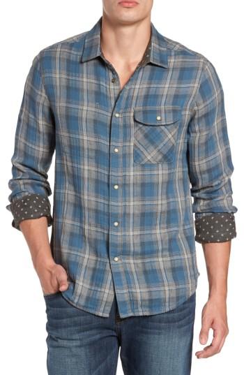 Men's Jeremiah Elias Reversible Sport Shirt - Blue/green