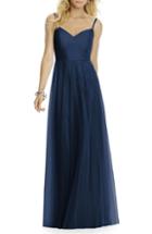 Women's After Six Sleeveless Tulle A-line Gown (similar To 14w) - Blue