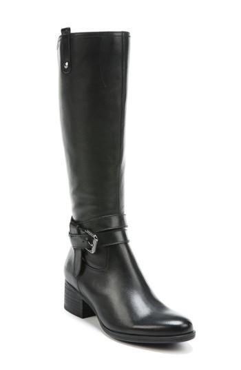 Women's Naturalizer Dev Buckle Strap Boot M - Black