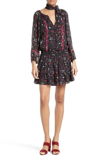 Women's Joie Grover Floral Silk Minidress