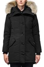 Women's Canada Goose Rossclair Fusion Fit Genuine Coyote Fur Trim Down Parka