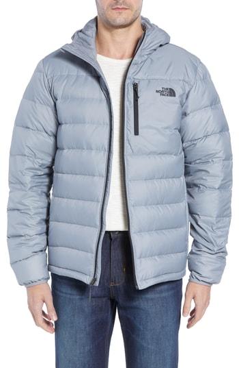 Men's The North Face Aconcagua Down Hooded Jacket - Grey