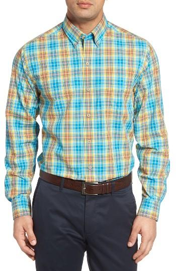 Men's Cutter & Buck Point Sur Fit Plaid Sport Shirt