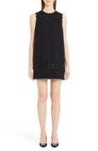 Women's Dolce & Gabbana Macrame Double Crepe Shift Dress