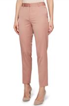 Women's Reiss Harper Stretch Wool Blend Pants Us / 4 Uk - Pink