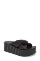 Women's Tory Burch Scallop Platform Slide Sandal M - Black