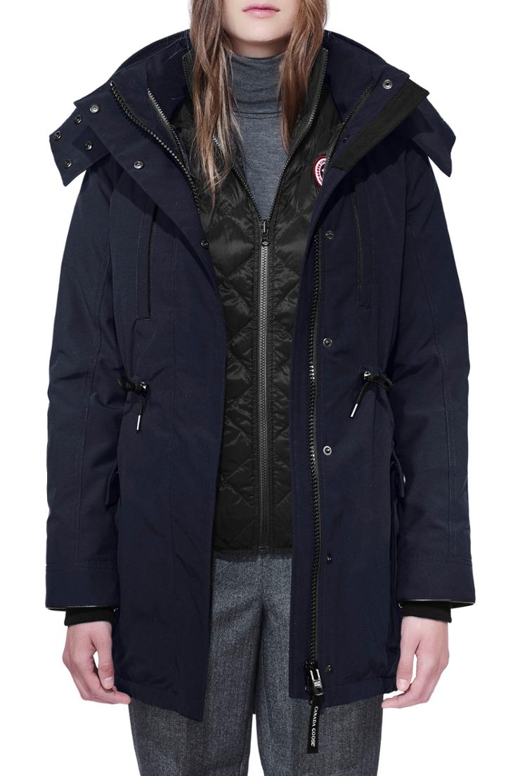 Women's Canada Goose Perley Waterproof 675-fill-power Down 3-in-1 Parka (0) - Blue