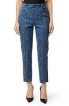 Women's J Brand Connie High Waist Zip Ankle Straight Leg Jeans - Blue